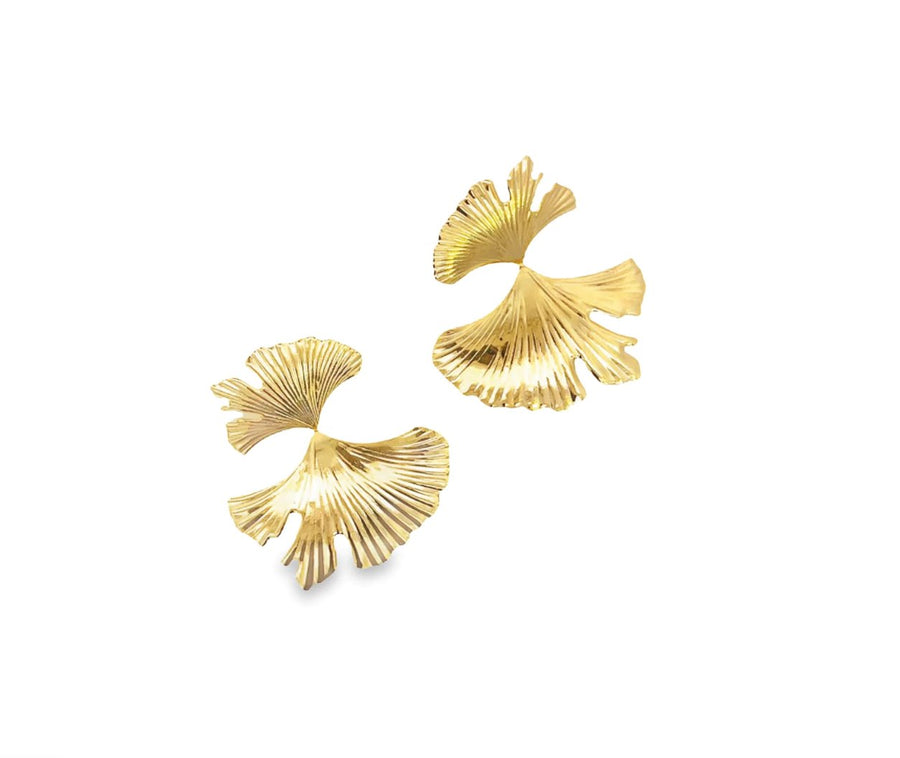 Rai Earrings Gold Earrings doroglobal.com 