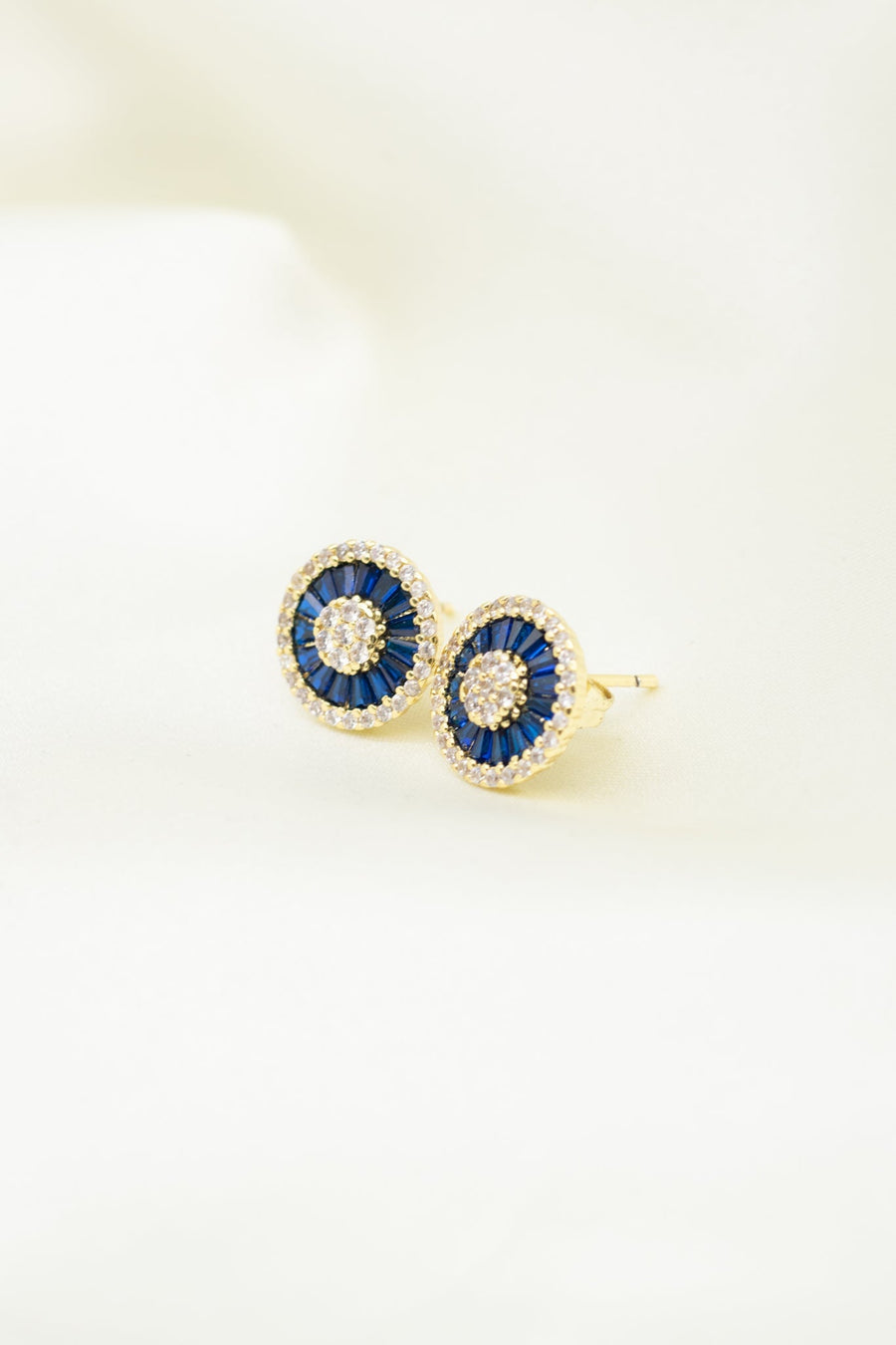 True Earring Blue + Gold Earrings doroglobal.com 
